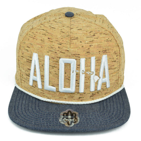 Aloha with islands 3D Flatbill Hat
