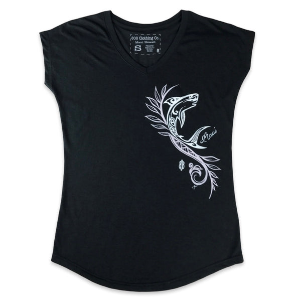Tattoo Shark Ladies V-Neck (Small Only)