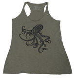 Tribal He'e Octopus Ladies Tank Top (X-Small and Small Only)