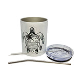 Palm Tree Honu 12oz Tumbler