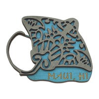 Manta ray Wood Magnet