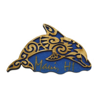 Dolphin Wood Magnet