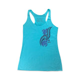 2 Honu Tribal Ladies Tank Top