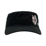 Hibiscus Flower Military Hat