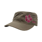 Hibiscus Flower Military Hat