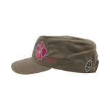 Hibiscus Flower Military Hat
