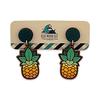 Dangle Stud Pineapple Earrings