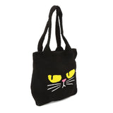 Furry Black Cat Tote
