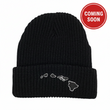 3D Hawaiian Islands Cuffed Beanie
