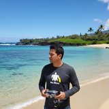 "Be Maui" Honu Men's Performance Long Sleeve Shirt