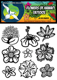 Hawaiian Wildlife Temporary Tattoos