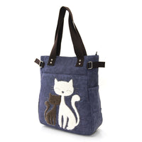 Lovely Cats Canvas Tote Bag