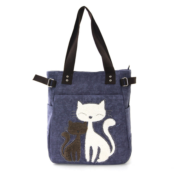 Lovely Cats Canvas Tote Bag