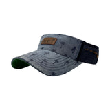 Maui Palm Tree Leather Patch Visor