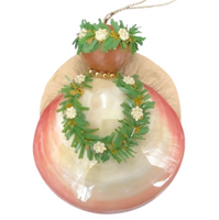 Summer Clam Shell Macnut Angel Ornaments