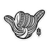 Tribal Shaka Sticker