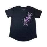Flower Honu2 Ladies Crew Neck