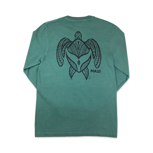Honu Whale Tail Long Sleeve Shirt