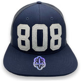 808 Applique Trucker Flatbill Hat