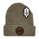 Honu Leather Patch Beanie