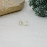 Glee Jewelry - Maui Opalite Turtle Stud Earrings