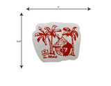 Tiki Hut Sticker