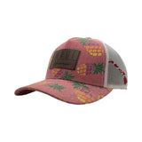 Maui Hawaii Leather Patch Trucker Hat
