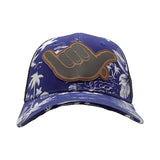 Shaka Leather Patch  Trucker Hat