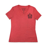 Tiki Honu Ladies V-Neck T-Shirt