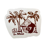 Tiki Hut Sticker