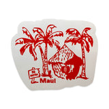 Tiki Hut Sticker