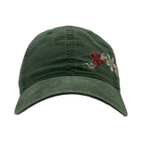Tribal Flowers Dad Hat - GMT Green