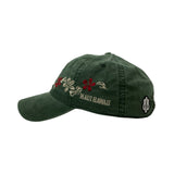 Tribal Flowers Dad Hat - GMT Green