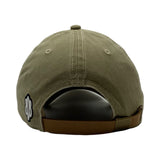 Tribal Flowers Dad Hat - Khaki