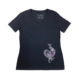 Tribal Heart Ladies V-Neck
