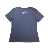Tribal Hibiscus2 Ladies V-Neck