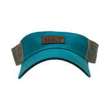 Maui Palm Tree Leather Patch Visor