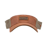 Maui Palm Tree Leather Patch Visor