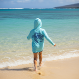 Tattoo Honu3 Kid's UV Performance Long Hoodie