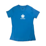 "Be Maui" Honu V-Neck Ladies Performance Short Sleeve Shirt