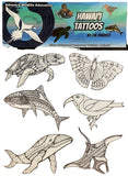 Hawaiian Wildlife Temporary Tattoos