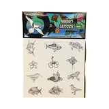 Hawaiian Wildlife Temporary Tattoos