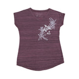 Flower Honu2 Ladies T-Shirt (Small Only)