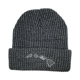 3D Hawaiian Islands Cuffed Beanie