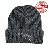 3D Hawaiian Islands Cuffed Beanie