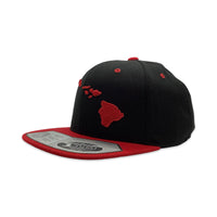 Hawaiian Islands 3D Flexfit Flatbill Hat