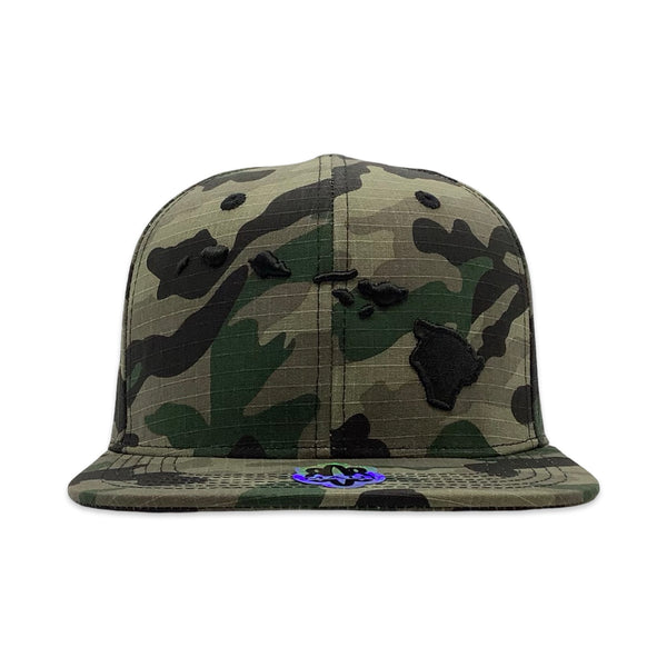 Hawaiian Islands 3D Flatbill Hat