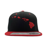 Hawaiian Islands 3D Flexfit Flatbill Hat
