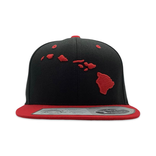 Hawaiian Islands 3D Flexfit Flatbill Hat