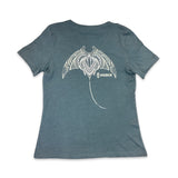 Honu Manta Ray Ladies V-Neck